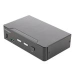 StarTech.com SV231HU34K6 2 Port HDMI KVM Switch 4K 60Hz w USB Hub