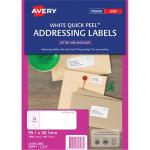 AVERY L7163-100 Addressing Labels Pop Up Quick Peel - 99.1x38.1mm - 100 Sheets