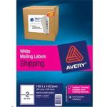AVERY LASER LABEL L7168-100 100 SHEET
