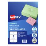 AVERY CLEAR LABEL L7565-25 25 SHEETS