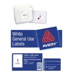 AVERY L7167 938203 General Use Labels A4 1 Label/Sheet - 100 Sheets