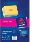 AVERY INKJET LABELJ8560-25 25 SHEETS