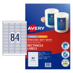 AVERY Label L7656 Laser Inkjet 46x11.11m 84up 25 Sheets