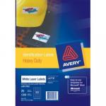 AVERY L4778 Label Heavy Duty White 48UP 45.7x21.2mm 25/PK