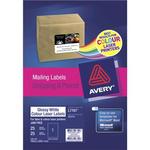 AVERY L7767-25 200X289MM COL LAS 25SHT