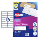 AVERY Quick Peel Address Labels L7162 White 99.1x34 16up 40 Sheets