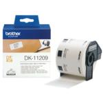 Brother Genuine DK-11209 Label Roll Black on White, 29mm x 62mm 800 labels per roll for QL1100, QL580N, QL810W, QL800, QL820NWB, QL1110NWB