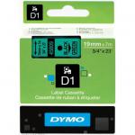 Dymo S0720890  TAPE D1 19MMX7M BLK/GRN