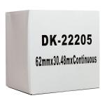 Icon IDK22205 Compatible DK Paper Tape 62mm x 30M