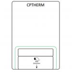 Peacock Bros CPTHERM38 Courier Label - Roll 400. 38mm core