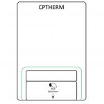 Peacock Bros CPTHERM76 Courier Label- Roll 1000. 76mm core
