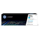 HP 202A Toner Cartridge - Cyan 1300 Pages - for HP Colour LaserJet Pro M254dw / M254nw / MFP M280nw / MFPM281fdn / MFP M281fdw Printer