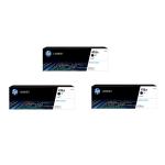 HP 416A Toner Commercial Pack - Black - 3 Pack 2400 Pages - for HP Colour LaserJet Pro M454dn / M454dw / M454nw / MFP M479fdw / MFP M479fnw Printer