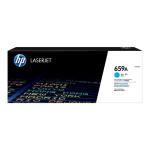 HP 659A Cyan LaserJet Toner Cartridge Standard yield toner yields up to 13000 pages