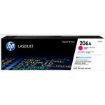 HP 206A Toner Catridge - Magenta 1250 Pages - for HP Colour LaserJet Pro MFP M282nw / MFP M283fdn / MFPM283fdw Printer