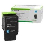 Lexmark Unison Original Toner Cartridge - Cyan Ultra High Yield - 7000 Pages - for CS521 / CS622 / CX522 / CX625