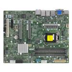 Supermicro X12SCA-F Workstation Board, ATX, LGA1200, 4 DIMM, W480, 1x 2.5G RJ-45, 1x 1G RJ-45, 4x SATA3, 2x PCI-E 3.0 x16 (16/NA or 8/8), 2x M.2 M-Key 2280, 22110, 1x DP, 1x HDMI, 1x DVI-D, IPMI