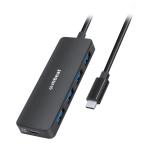 mbeat MB-C3H-5K 4 Port USB Hub with USB-C DC Port