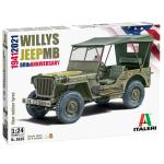 Italeri - 1/24 - Willys Jeep MB "80th" Anniversary