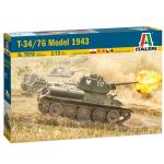 Italeri 1-7078 1/72 T-34/76 RUSSIAN TANK 1943