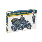 Italeri - 1/35 - Zundapp KS750 W/ SideCar