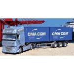 Italeri - 1/24 - DAF XF105 With 2X 20ft Containers