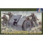 Italeri - 1/35 - German 7.5cm Howitzer Crew