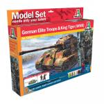 Italeri - 1/72 - King Tiger & Germans