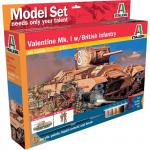 Italeri - 1/72 - Valentine With British Infantry