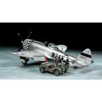 Tamiya - 1/48 - P-47D Bubbletop & 4x4 LV