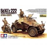 Tamiya Military Miniature Series No.286 - 1/35 - German Armored Card SD.Kfz.222 Leichter Panzerspahwagen 4x4 - Afrika Korps