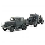 Tamiya Italeri Series No.27 - 1/48 German Heavy Tractor SS-100 & 88mm Gun Flak37 Set
