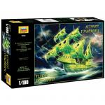 Zvezda - 1/100 - Flying Dutchman Ghost Ship with Paint