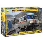 Zvezda 1/43 Emergency Rescue Service UAZ 3909