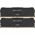 Crucial Ballistix 16GB DDR4 Desktop RAM Kit - Black 2x 8GB - 3200 MT/s - CL16 - Unbuffered - DIMM - 288pin - For Intel and AMD Ryzen Platforms