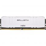 Crucial Ballistix 8GB DDR4 Desktop RAM - White 3200 Mhz - Unbuffered - DIMM - 288pin - For Intel and AMD Ryzen Platforms