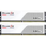 G.SKILL Ripjaws S5 32GB DDR5 Desktop RAM Kit for Intel XMP - White 2x 16GB - 5200Mhz - CL36 - 1.2V - 36-36-36-83 - F5-5200J3636C16GX2-RS5K