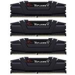 G.SKILL Ripjaws V Series 64GB DDR4 Desktop RAM Kit - Black 4x 16GB - 3600Mhz - CL16 - 16-19-19-39 - 1.35V - F4-3600C16Q-64GVKC