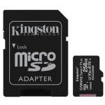 Kingston 256GB microSDXC Canvas Select Plus CL10 UHS-I Card + SD Adapter, up to 100MB/s read, and 85MB/s write, SDCS2/256GB