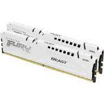 Kingston FURY Beast 32GB (2x 16GB) 6000MT/s DDR5 CL36 - AMD EXPO - Desktop Ram Kit - White