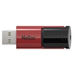 Netac U182 USB3 Flash Drive 32GB UFD Retractable Red/Black