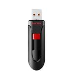 SanDisk Cruzer Glide 128GB USB 2.0 Flash Drive with Retractable USB Connector - Black
