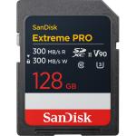 SanDisk Extreme Pro SDXC Memory Card V90 - 128GB UHS-II - Read up to 300MB/s - Write up to 300MB/s - Capture more without interruption with high capacities for storing 4K UHD video and 8K video