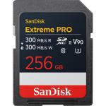 SanDisk Extreme Pro SDXC Memory Card V90 - 256GB UHS-II - Read up to 300MB/s - Write up to 300MB/s - Capture more without interruption with high capacities for storing 4K UHD video and 8K video