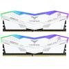TeamGroup T-Force Delta RGB 32GB DDR5 5600Mhz Desktop RAM Kit - White 2x 16GB - 5600MHz - CL 36 - Intel XMP TeamGroup T-Force Delta RGB 32GB DDR5 5600Mhz Desktop RAM Kit - White 2x 16GB - 5600MHz - CL 36 - Intel XMP