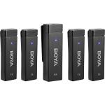 Boya BY-W4 Wireless Lavalier Microphones for Cameras, Camcorder, DSLR, Phone, Computer