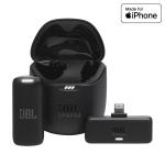 JBL Quantum Stream Wireless Clip-On Lapel Microphone System with Lightning Connector & Charging Case - Simple plug & play operation - Up to 100m range - Made for iPhone & iPad with 2.4GHz Lightning receiver - Up to 6 hours battery life + 18