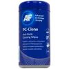 AF PCC100 PC Clene Re Sealable Tub of 100 Anti-Static Cleaning Wipes AF PCC100 PC Clene Re Sealable Tub of 100 Anti-Static Cleaning Wipes