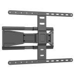 Brateck LPA79-464  43"-90" Full Motion Ultra-Slim TV Wall Mount Bracket. VESASupportupto600x400.Profile 19.5-250mm. Bubble Level Included. Tilt 7 Swivel. Max Load 50Kgs. Matte Black Colour