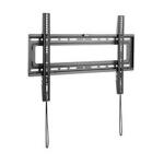 Brateck LP46-46F  37"-70" Fixed Wall Mount TV Bracket. Max Load: 50Kgs. VESA Support up to 600x400. Built-in Bubble Level. Curved Display Compatible. Colour: Black.